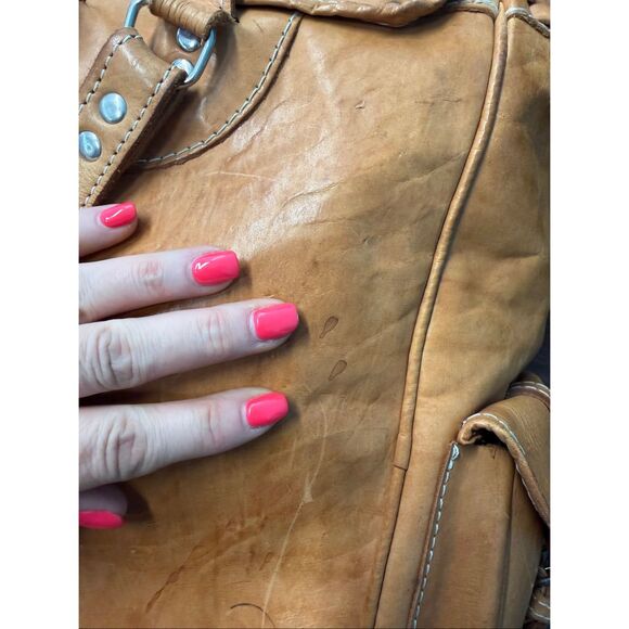 CHACO Vintage Tan Leather Backpack main image 14